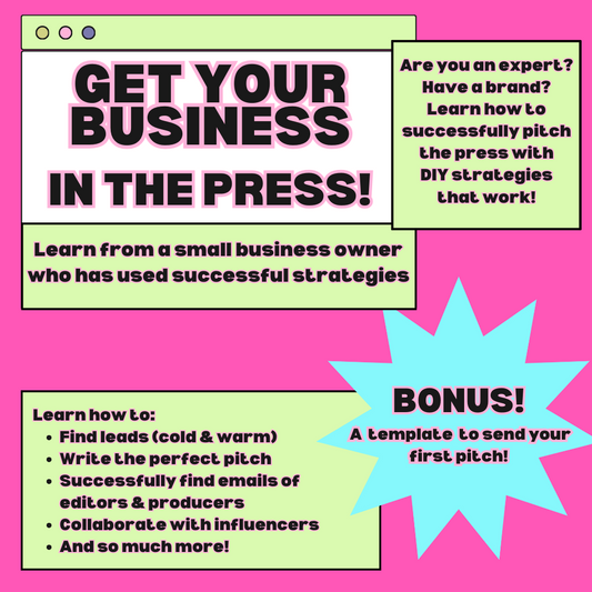 Get Your Business in the Press - One Hour Online Course